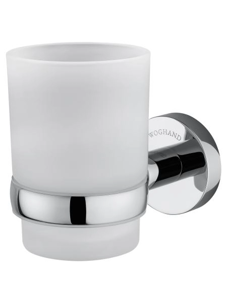 Стакан для зубных щеток с держателем WONZON & WOGHAND EASY, Хром (WW-8121)