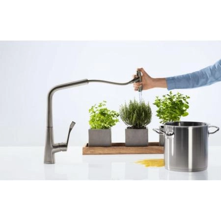 Смеситель Hansgrohe Met Sel M71 14884800 для кухни, сталь