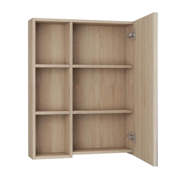 Зеркало-шкаф UNCORIA Арно 60, дуб сонома