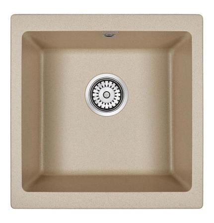 Мойка для кухни Paulmark BRILON, PM104546-QU, кварц, 445х460, подст. мон. Paulmark