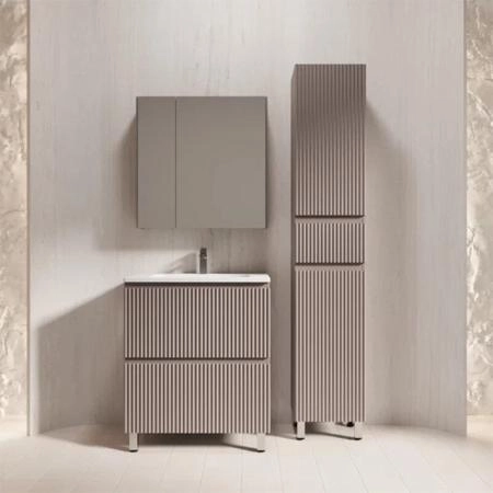 Тумба с раковиной Style Line Марокко 70 ЛС-00002498 напольная тауп темный
