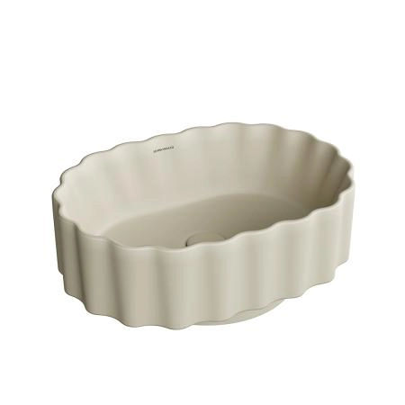 Раковина Kerama Marazzi CONCHIGLIA КОНКИЛЬЯ CC.wb.50\SAN накладная 50, песочная матовая