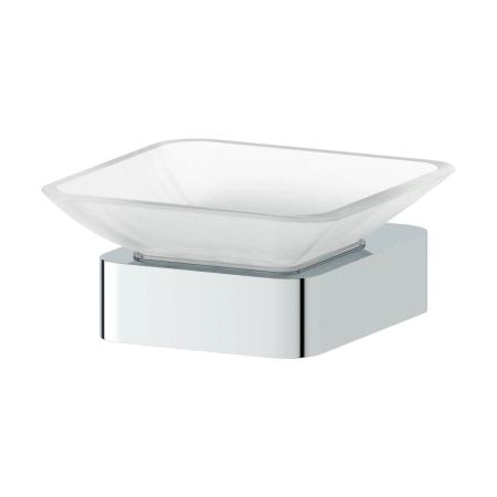 Держатель с мыльницей матовое стекло;  ARTWELLE Regen 8322 хром