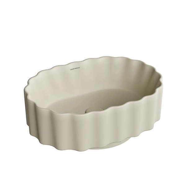 Раковина Kerama Marazzi CONCHIGLIA КОНКИЛЬЯ CC.wb.50\SAN накладная 50, песочная матовая