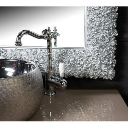 Зеркало Boheme ROSE мал. серебро 110*85см 547