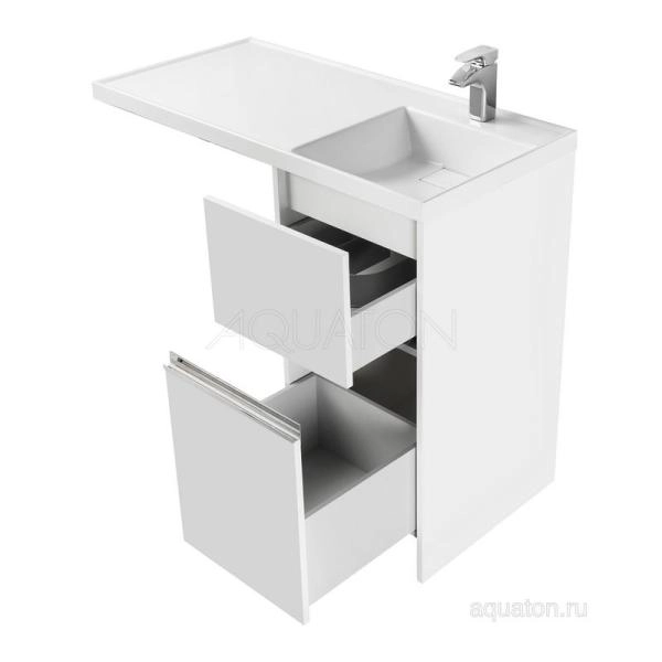 Тумба под раковину Aquaton Лондри 1A236001LH010 400 с ящиком,белый