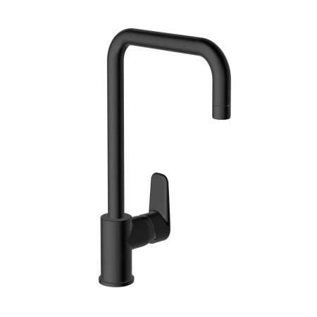 Смеситель VitrA Flow Soft  A4342636EXP с поворотным изливом однорычажный матовый черный латунь