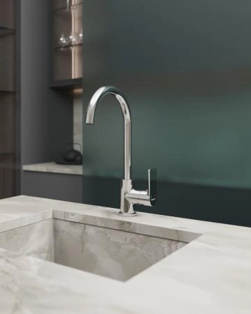 Смеситель KNOTLOR ERGOFIT KN-31, хром
