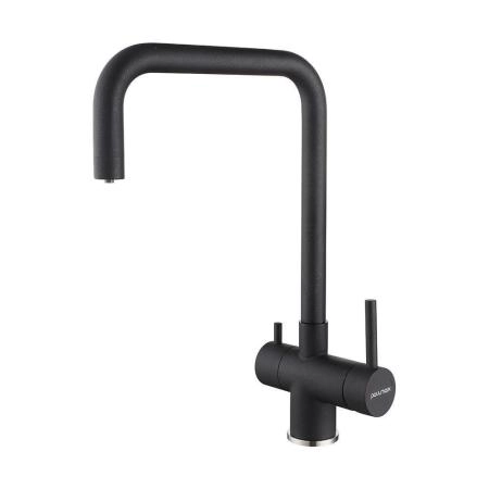 Смеситель для кухни Paulmark Wetter черный металлик We213030-418, под фильтр