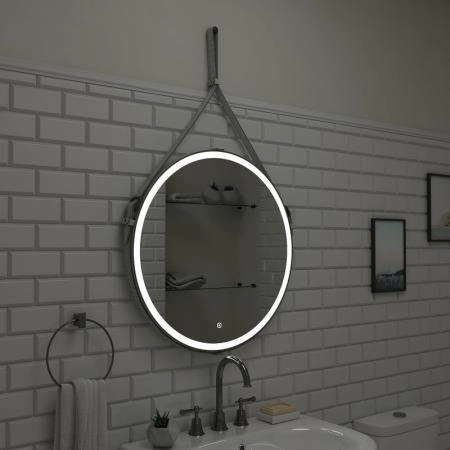 Зеркало Континент Milenium white d500 ЗЛП963 с подсветкой