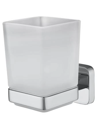 Стакан для зубных щеток с держателем WONZON & WOGHAND STILL, Хром (WW-6621)