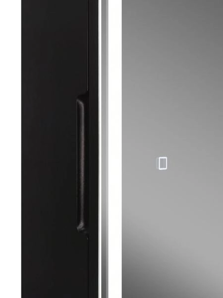 Зеркало-шкаф Континент Mirror Box black Led 400х1600