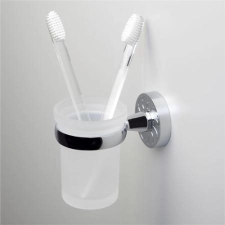 Стакан для зубных щеток WasserKraft Isen K-4028 одинарный хром