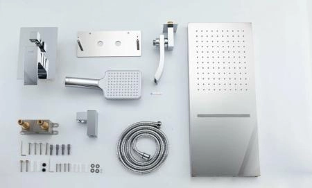 Душевая система Gappo G7107-70 встраиваемая 3-функции Хром с изливом