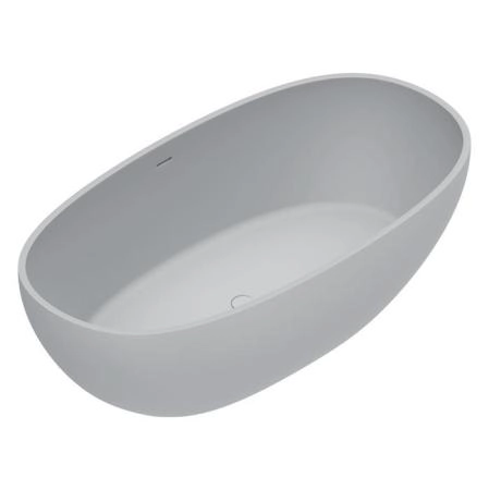 Catalano Solid Ванна отдельностоящая 176х91хh52см, с переливом, сифон в комплекте, цвет: Cemento Satinato