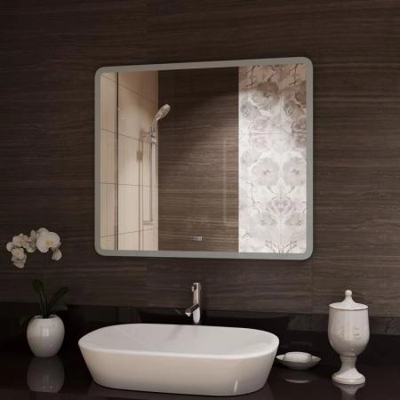 Зеркало Континент Demure medium 700x500 ЗЛП1362 с подсветкой