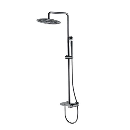 Стойка для душа Boheme STICK Shine Gun Metal SPIRALE 128-SGM.4