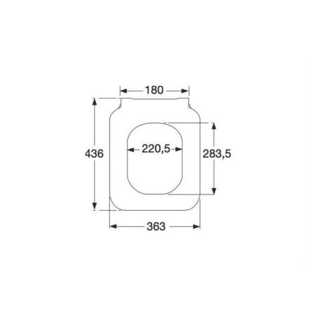 Сиденье Villeroy&Boch VENTICELLO 9M80S101 /сталь для унитаза