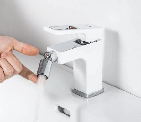 Смеситель для биде Gappo G5017-8 Белый/хром