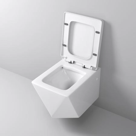 Унитаз Grossman GR-4481 Cristal (520*360*350) подвесной Безободковый с толстой крышкой