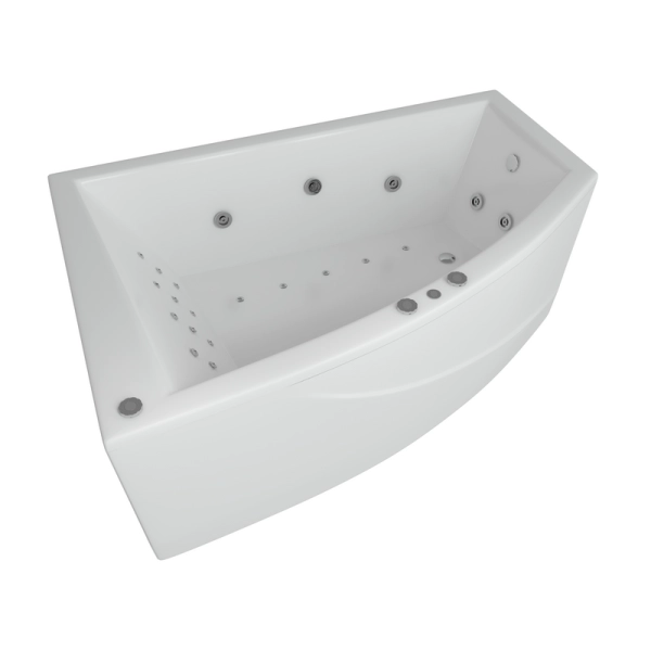 Ванна АКВАТЕК Оракул 180x125 НМ (пневматика) левая