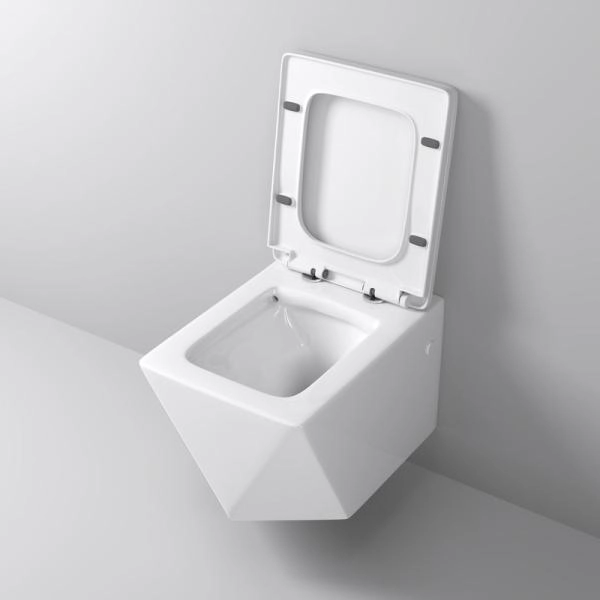 Унитаз Grossman GR-4481 Cristal (520*360*350) подвесной Безободковый с толстой крышкой