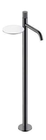 Смеситель STICK Boheme напольный для умыв. SHINE GUN METAL LINEA 120-SGM.3
