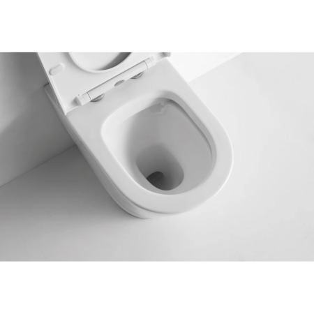 Унитаз CeramaLux NS-3178 56 см приставной безободковый микролифт