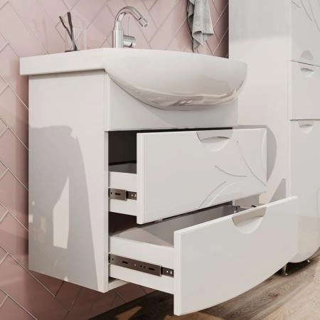 Тумба для ванной Volna Adel 70.2Y подвесная (Балтика) раковина отдельно