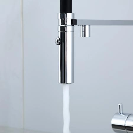 Смеситель GAPPO G4397-80 для кухни с гибким изливом и подключением фильтра, хром