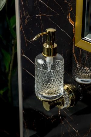 Диспенсер Boheme настенный AURA Gold 10247-G