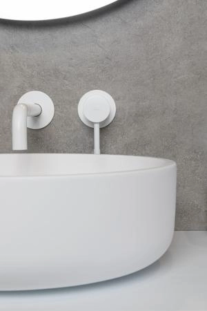 Раковина Boheme LV204 Corian white 41,5*14см 819-W