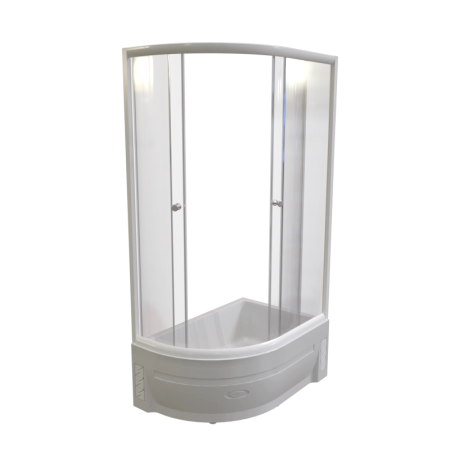 Поддон к душевому углу Соул 3 120х80 (правое исполнение, поддон на раме-подставке с устройством слива)