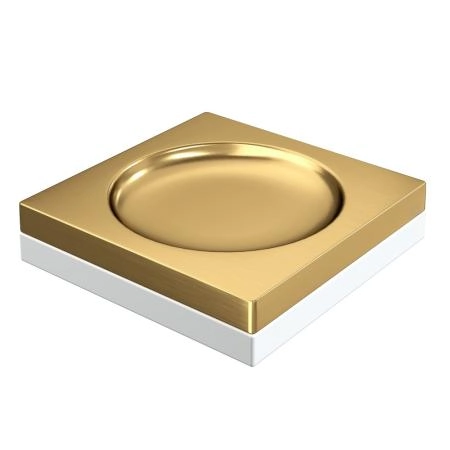 Мыльница Boheme квадратная Qubic Matt Gold 10960-MG