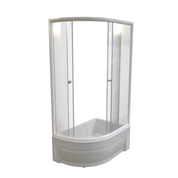 Поддон к душевому углу Соул 3 120х80 (правое исполнение, поддон на раме-подставке с устройством слива)