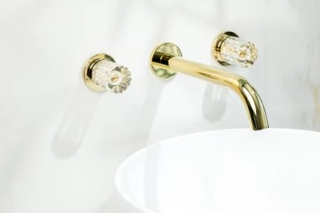 Смеситель из стены Boheme ELEGANTE на 3 отв. GOLD 152-2-G-EL