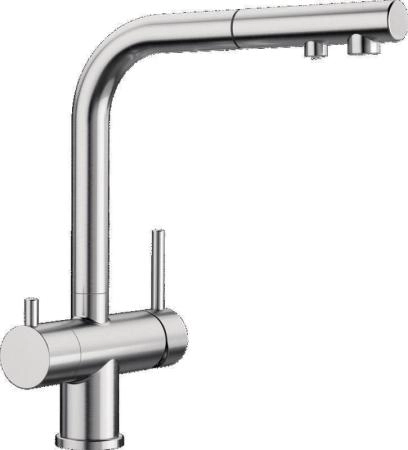 Смеситель Blanco FONTAS-S II 525199 нержавеющая сталь UltraResist (PVD Steel) для мойки
