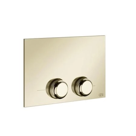 Gessi Venti20 Клавиша смыва для унитаза двойная, для инсталляций TECE, цвет: Brass PVD