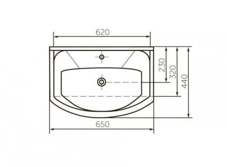Тумба Corozo Монро 65 Z3, Элеганс 65(раковина отдельно)
