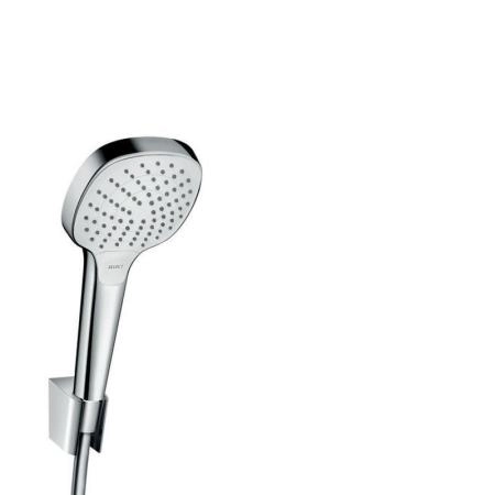 Душевой набор Hansgrohe Cromа Select E 26425400, белый/хром