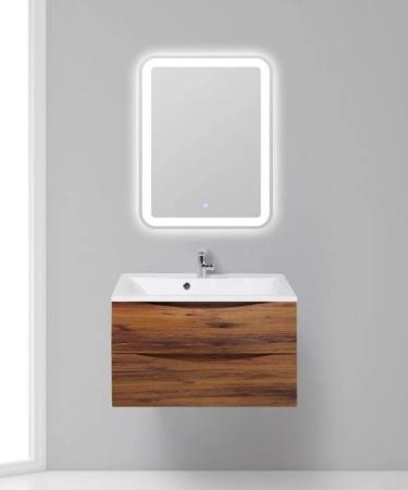 Тумба под раковину Belbagno MARINO Rovere Bianco подвесная 800x450x500 MARINO-800-2C-SO-WO-P