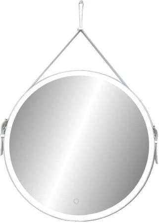 Зеркало Uperwood Round LED D 80 см, LED подсветка, сенсорный выключатель, белый ремень