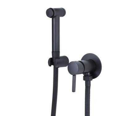 Гигиенический душ со смесителем СКАНДИ 14512B черный