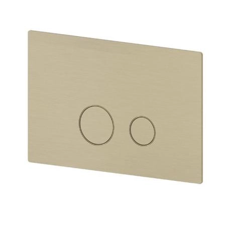 Newform Панель смыва, совместимая с Geberit Sigma 8 и Sigma 12, цвет: PVD brushed pale gold