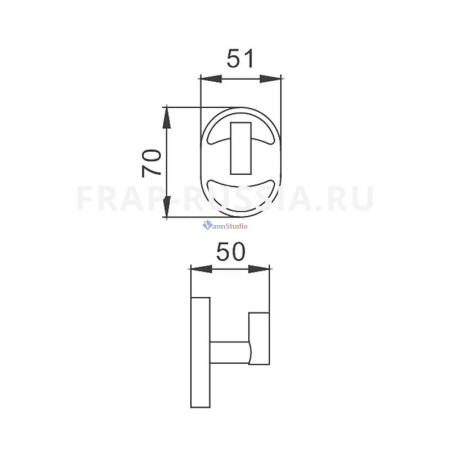 F1905-1 крючок Frap