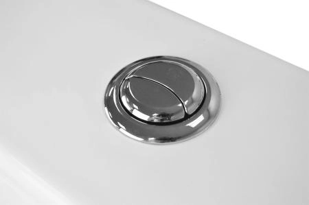 Унитаз-компакт напольный Azario Quadro 605x340x810 безободковый с сидением микролифт и арматурой, белый (AZ-2175)