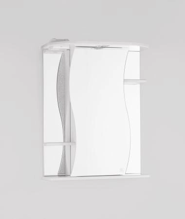 Зеркало-шкаф Style Line Лилия 55/С с подсветкой, белое