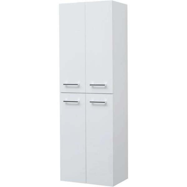 Пенал Dreja 50 см, 4 дверки, белый глянец