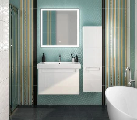 Раковина Kerama Marazzi BUONGIORNO БОНДЖОРНО BG.wb.80 подвесная/мебельная 80, белая глянцевая
