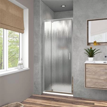 Душевая дверь Vincea Intra VDP-1I7080CH, 700/800, хром, стекло шиншилла